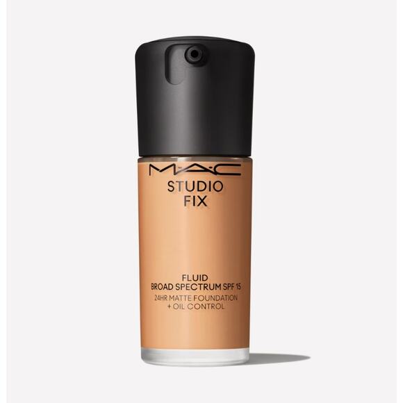 2 MAC Studio Fix Fluid Broad SPF 15 24H Matte Foundation Oil Control NEW - Picture 6 of 7